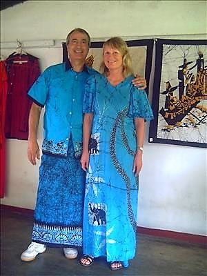 Sri Lanka women in the batik workshop in Matale.