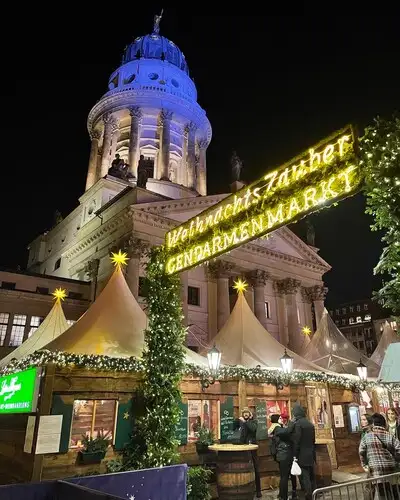 Berlin Christmas market.