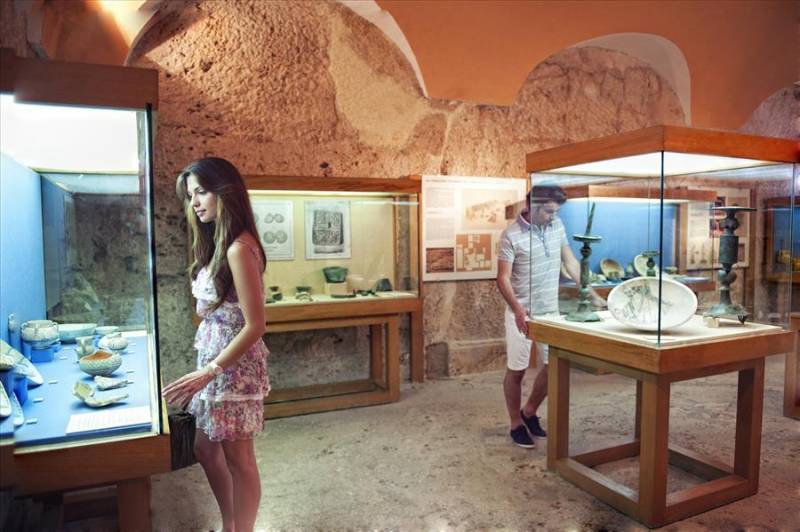 Arqueological Museum in Dénia Castle, Spain.