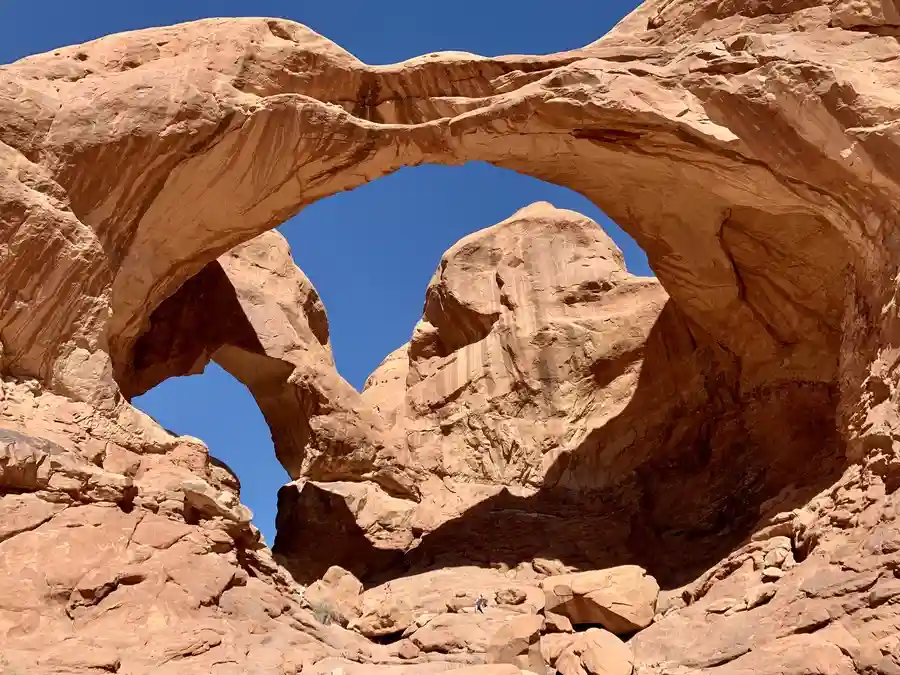 Double Arch is one of the most famous sites in Southern Utah.